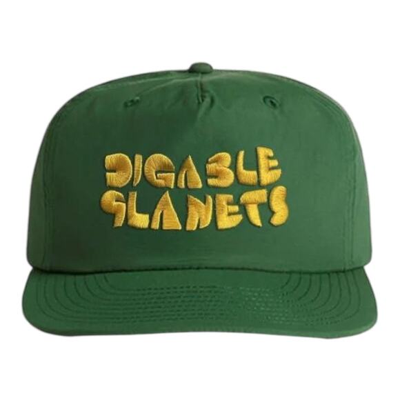 Digable Planets Gold Logo Surf Cap Hat Snapback AS Colour Nylon Hip Hop Green - Picture 1 of 14
